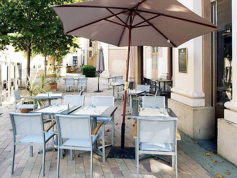 Appart Hotel Odalys City Aix En Provence L'Atrium Aix-en-Provence Restaurang bild